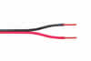 Câble HP méplat 2x0,75 mm² cuivre rouge/noir en 100m